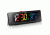 Marathon Color Changing Spectrum LED Display Alarm Clock and USB Charging Station, Black, CL030063-BK-00-NA
