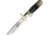 Marbles Black Stag Safety Folder Folding Knife, Mirror finish stainless blade, Black stag bone handle, KE04 / MR477