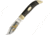 Marbles Clasp Knife Deer Folding Knife,4in,Black,Smooth Bone Handle MR366