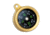 Marbles Marbles Pocket Compass Gold/Black Brass MR1147, Gold, adult, BHQ-57203