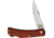 Marbles Wood Lockback Folding Knife, 2.5 satin finish stainless blade, Brown wood handle, PK2632 / MR470