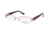 Marcolin MA7304 Eyeglass Frames - Shiny Light Brown Frame Color