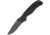MARSER Kampfer 271 Linerlock Black Folding Knife,3.75in,Standard Edge,Drop Point,Black G10 Handle MRSKA271