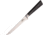 Marttiini Boning Fixed Blade Knife, 11in, 6 1/4in German SS blade Kitchen Knives, 11in Overall, 6 1/4in German SS Blade, Hygienic And Durable Black Plastic Pom Handles, 404110