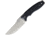 Maserin LEO Fixed Blade G10 Fixed Blade Knife, 9in Overall, 4.25in Stonewash Bohler N690 SS Drop Point, Black Sculpted G10 Handle, Black Kydex Belt Sheath, Black, 919/G10N