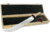 Maserin Sommelier Sabre Fixed Blade Knife, 18.5in Overall, 13.5in Mirror Unsharpened 420 SS Blade, Olive Wood Handle, SS Guard, Maroon Tassel, Wooden Storage Box, 2000SC11