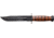 USMC Resolve Clamshell Fixed Blade Knife, 7 in, 3Cr13 Stainless Steel Stainless Steel, Bowie, Brown, MT-122MRCS