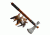 Master Cutlery 17.5in, Stainless Steel Blade, Wood Handle WC-24F