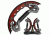 Master Cutlery Fantasy Dragon Knife Display 24&quot; Overall HK-110