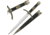 Master Cutlery Fixed Blade, 13.5in, Stainless Steel Blade, Brass Cast Metal Furnishings On Handle HK-3485