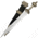 Master Cutlery Fixed Blade, 30in, Stainless Steel Blade, Metal Handle C-87