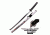 Master Cutlery Fixed Blade, 40in, Carbon Steel Blade, Black Cord Wrap Handle SW-76-4