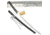 Master Cutlery Fixed Blade, 41.5in, Stainless Steel Blade, Handle SW-350B