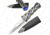 Master Cutlery Fixed Blade, 9in, Stainless Steel Blade, Stainless Steel Handle HK-26136