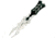Master Cutlery Folding Blade, 3.5in, Stainless Steel Blade, Black And Silver Two Tone Aluminum Handle C-289SB