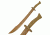 Master Cutlery Martial Art Hardwood Training Equipment 33" Overall 1606