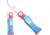 Busted Knuckle Garage Spring Assisted Knife, 3in, 3Cr13 Stainless Steel Stainless Steel, Drop Point, Blue, BKG-A001BRD
