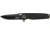 Elite Tactical Readiness Spring Assisted Knife, 3.5 in, 8Cr13 Stainless Steel, Drop Point, Not Serrated, Black, ET-A001BK