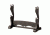 Master Cutlery Sword Stand Black Wooden 2-Tiers Top Sword Stand, Black WS-2