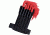 Master Cutlery Tactical, 5.5in, Stainless Steel Blade, Red Tassels Handle G-304-5R