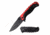 Master USA MU-A082RD Spring Assisted Knife, 3.75in, 3CR13 Stainless Steel, Spear Point, Black Blade, Injection Molded Handle, Yellow/Black, MU-A082RD