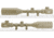 Matrix 3-9x50mm Illuminated Reticle Sniper Scope, Tan, 3-9X50E Tan
