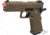 Matrix Hi-Capa Gas Blowback Airsoft Pistol, 4.3in, Tan, ASP1300003