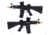 Matrix Sportsline M4 RIS Airsoft AEG Rifle w/G2 Micro-Switch Gearbox, 5in Stubby Fixed Stock, Black, Large, ST-AEG-293-BK