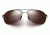 Maui Jim Castles Sunglasses, Satin Dark Gunmetal Frame, Maui Rose Lens, Polarized, R728-02S