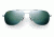 Maui Jim Guardrails Sunglasses w/ Silver w/ Blue Tips Frame and Neutral Grey Lenses - 327-17