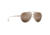Maui Jim Shallows Polarized Aviator Sunglasses, Satin Gold Frame, HCL Bronze Lens, Satin Gold H543-16A