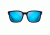 Maui Jim Wild Coast Polarized Classic  Sunglasses,Matte Black,Blue Hawaii Lens B756-02MR