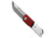 Maxace Maxace Capsule Liner Lock Knife Red/White Titanium 2.6" M390 Satin M19A, Red/White, Bohler M390, adult, BHQ-194368