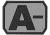 Maxpedition A- NEG Blood Type Patch, SWAT BTANS