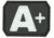 Maxpedition A+ POS Blood Type Patch, Glow BTAPZ