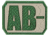 Maxpedition AB- NEG Blood Type Patch, Arid BTABNA