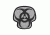 Biohazard Skull Patch