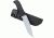 Maxpedition Fixed Blade, Black FRN, Lg Long Clip, Plain MXLLCP