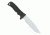 Maxpedition Fixed Blade, Black FRN, Med Short Clip, Combo MXMSCP2