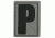 Maxpedition Letter Patch P, SWAT LETPS
