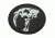 Maxpedition Sabertooth Skull Morale Patch,Glow SBTHZ