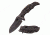 MC Masters Collection Folding Blade, 3.5in, Stainless Steel Blade, Sculptured Spider Dark Stonewashed Stainless Steel Handle MC-A018SW