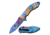 MC Masters Collection Folding Blade, 3.75in, Stainless Steel Blade, 4 Color Anodized Aluminum Handle MC-A027BL