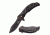 MC Masters Collection Folding Blade, 3.75in, Stainless Steel Blade, Dragon Sculpture Stonewashed Black Stainless Steel Handle MC-A014SW