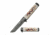 MC Masters Collection MC-A049WH Spring Assisted Knife, 3.6in, 3CR13 Stainless Steel, Tanto, Damascus Blade, Aluminum Handle, White, MC-A049WH