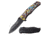 MC Masters Collection Spring Assisted Folding Knive, 3.75in Blade, 3CR13 Steel Blade Knive, Black, MC-A059GBL