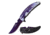 MC Masters Collection Spring Assisted Folding Knive, 4in Blade, 3CR13 Steel Blade Knive, Purple/Mirror, MC-A056WP