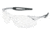 MCR Safety A1 Series Safety Glasses, Anti-Fog Lens, Extremely Flexible Temples, Non-Slip Temples and Soft TPR Nose Piece, Clear Lens/Silver Frame, One Size, IA120AF
