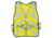MCR Safety Adjustable Mesh Safety Vest, 13/8in Reflective Stripes, Lightweight Poly Mesh, Non-ANSI Rated, Breakaway Safety Vest, Fluorescent Lime, One Size, CHEV2L