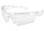 MCR Safety Checklite CL4 Series Safety Glasses, MAX6 Anti-Fog Lens Coating, Earplug Retaining Technology, Temples Hold Earplug Cord in Place, Clear, One Size, CL410PF